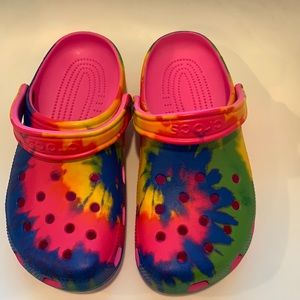 Tie Dye Classic Crocs